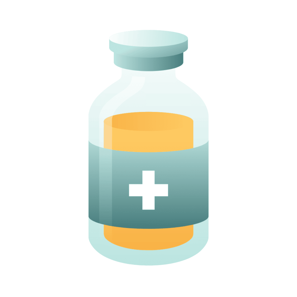 Medication vial graphic