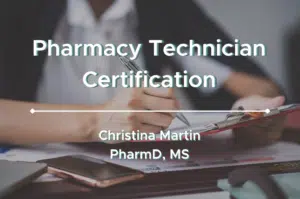 Pharmacy Technician Certification Cover Image