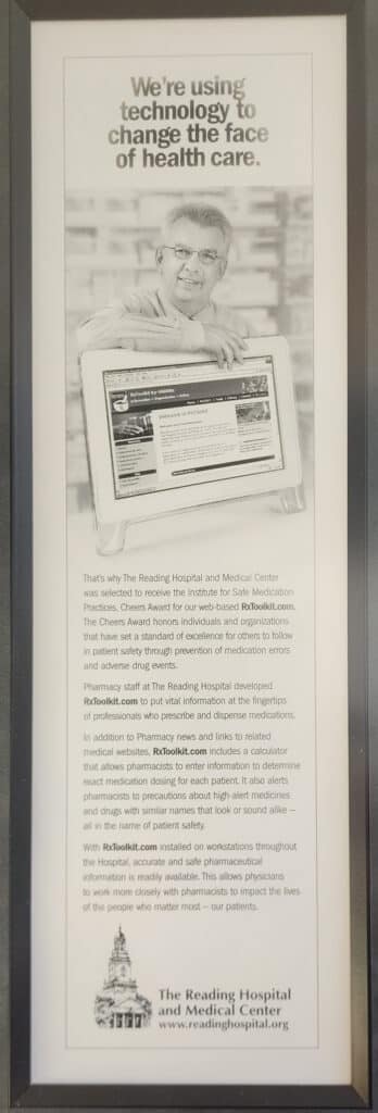 Reading Hospital advertisement
