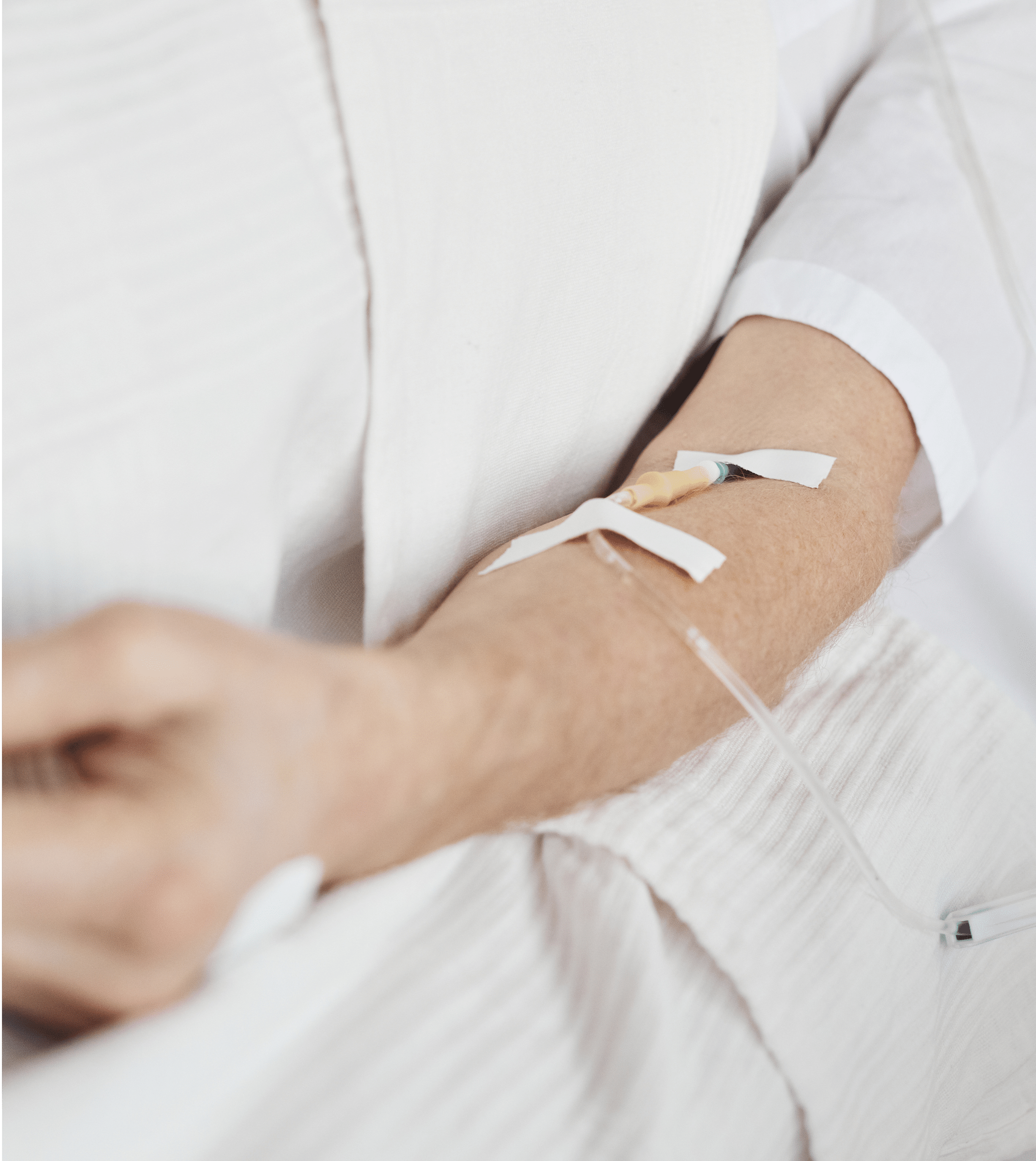 Infusion advocacy – Peripheral intravenous catheter in patient's arm