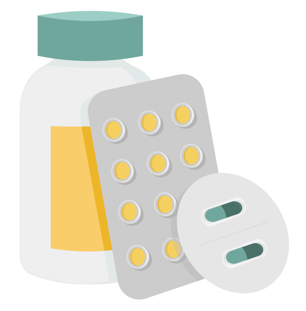 Medications and vial graphic