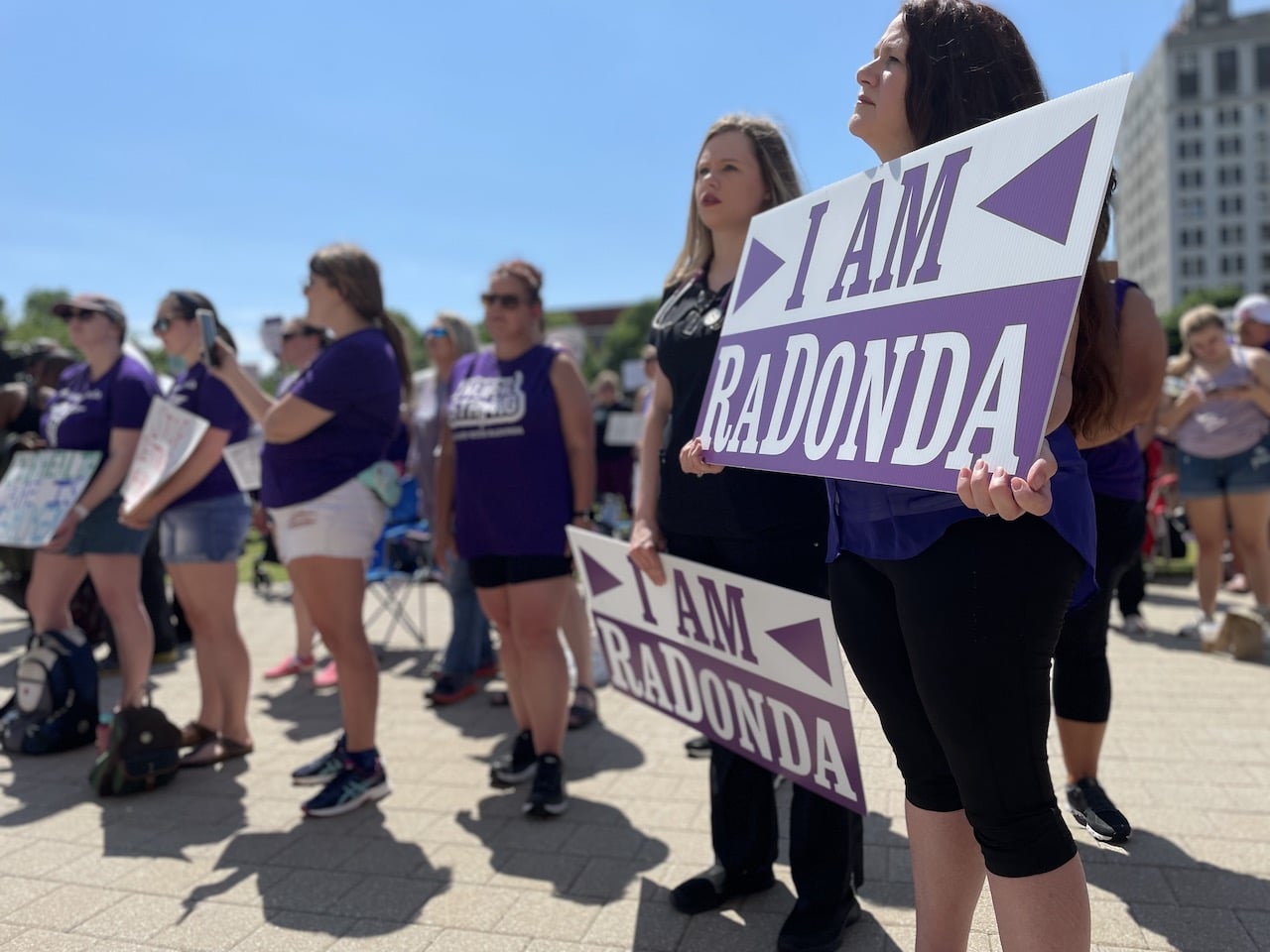 Hundreds of nurses from around the country rallied outside the Metro Courthouse during the sentencing for RaDonda Vaught. Many had just attended the march in Washington, D.C. the day before. They drove or flew in from Pennsylvania, Florida, Wisconsin and beyond. Her case has become a rallying cry, with many nurses saying they could have made the same deadly error given the current demands on nurses.