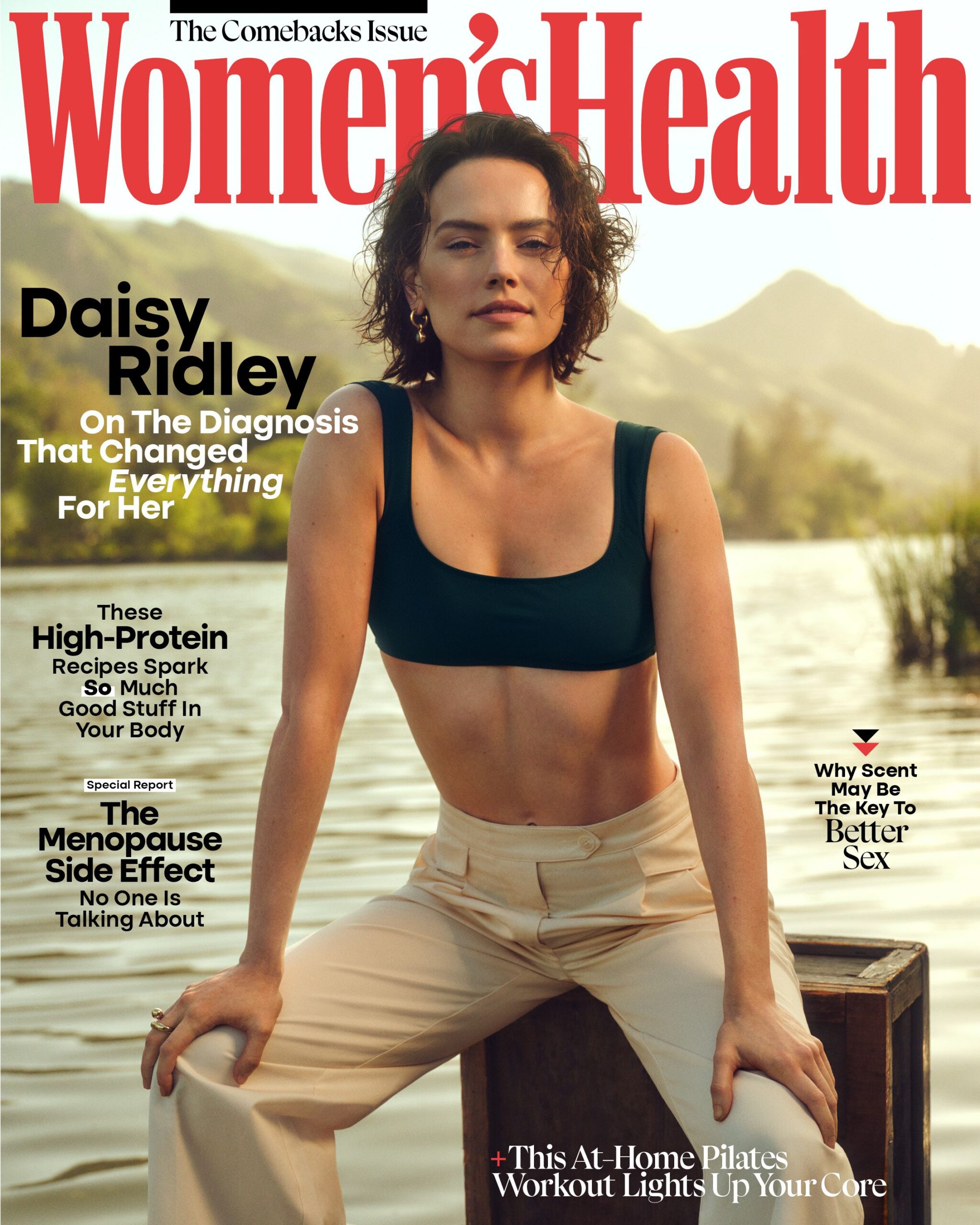 Women's Health cover featuring Daisy Ridley