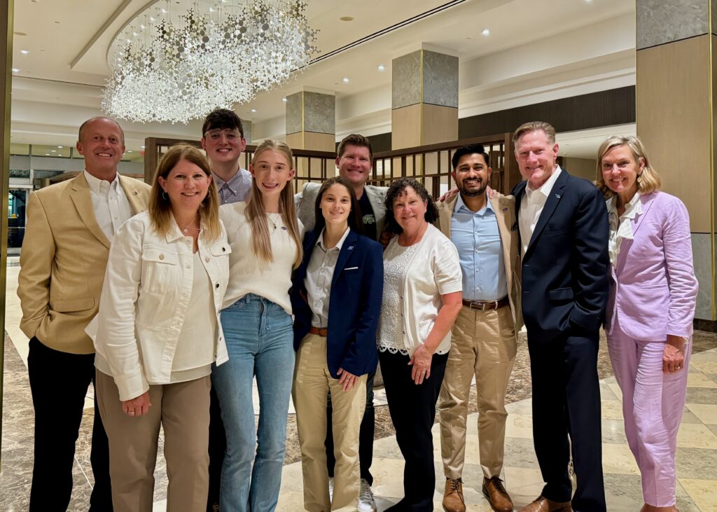 Chris Jerry, along with four of the five 2025 Medication Safety Scholars, and members of the ASHP Foundation at the ASHP Pharmacy Futures Conference.