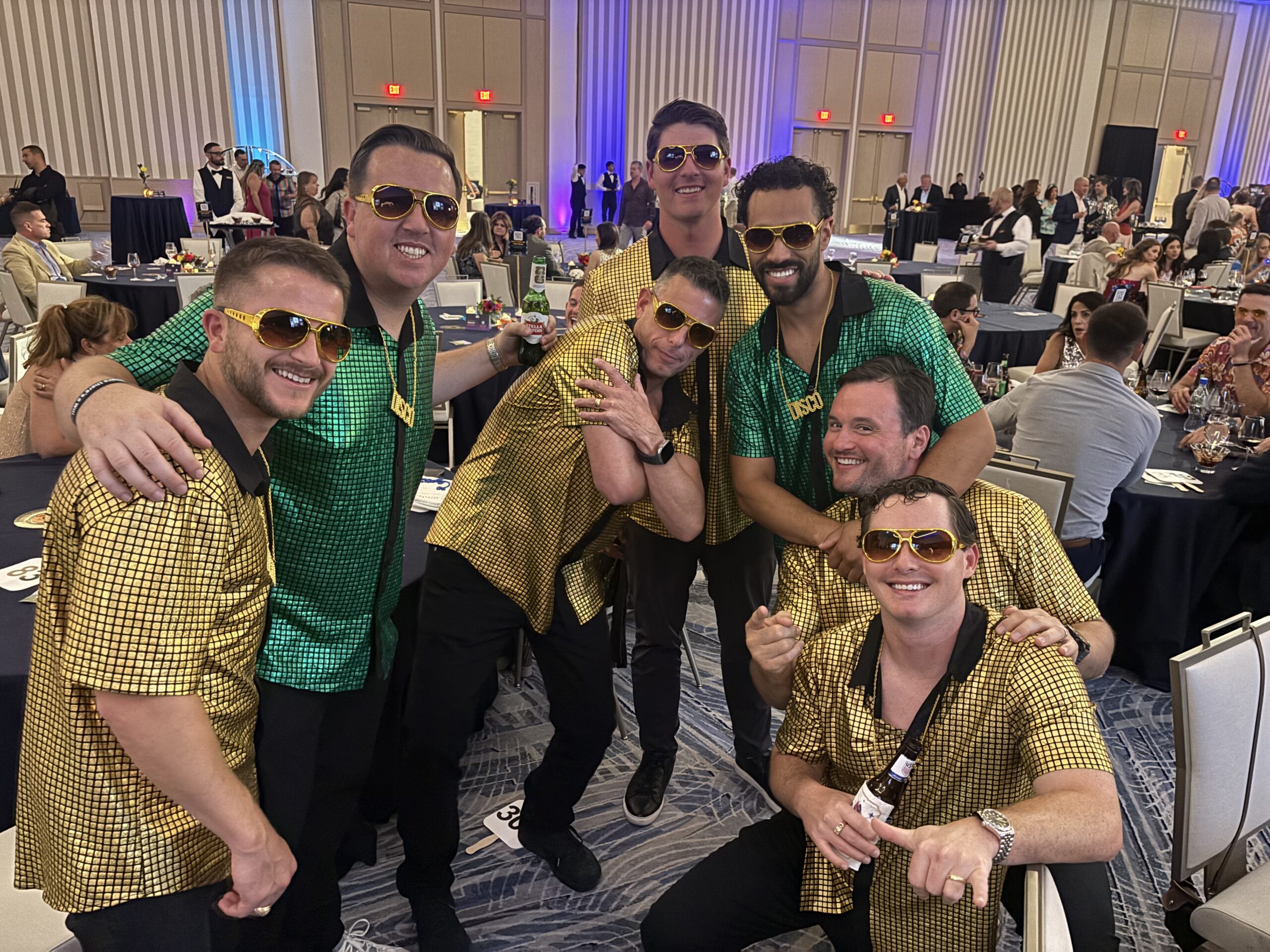 A group picture at the IAF gala.